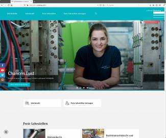 Apprenticeship homepage www.lustenau.at/lehre